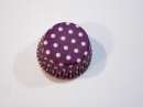 Purple Dotty Cupcake Papers